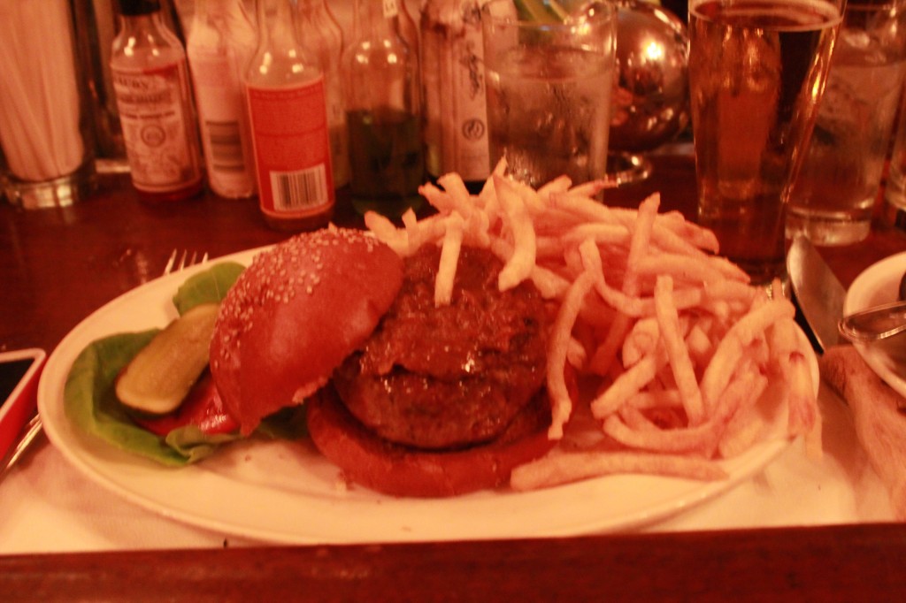 black angus burger at minetta tavern