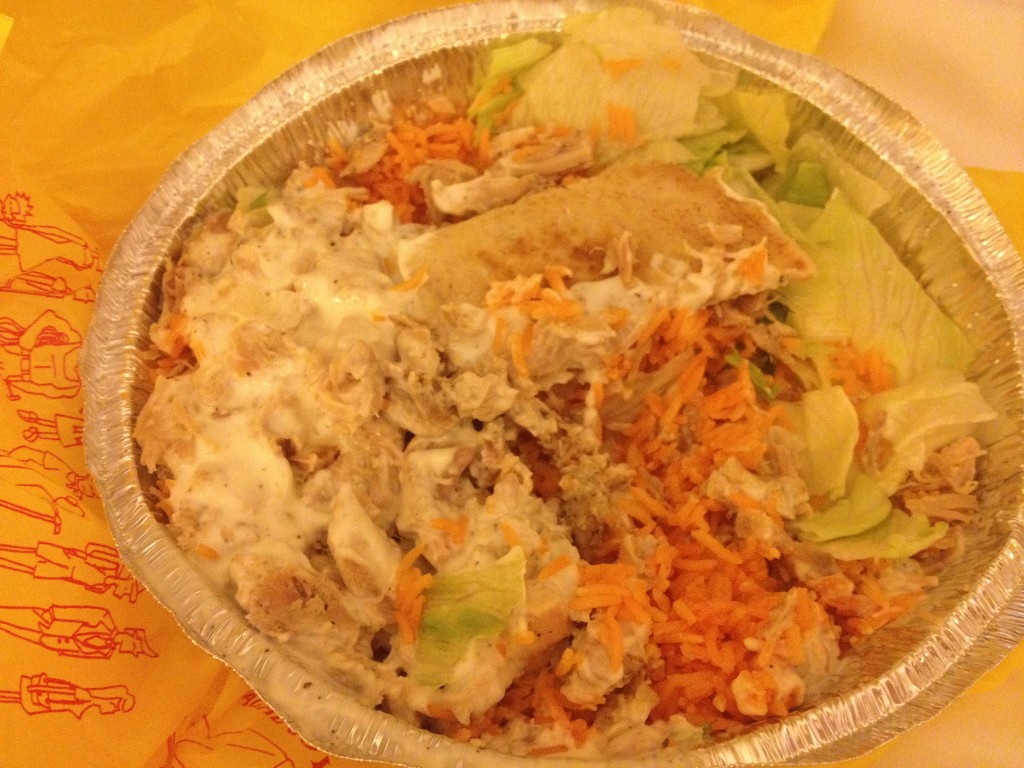 Chicken and Rice from The Halal Guys