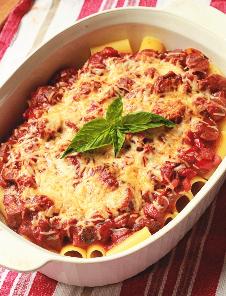 rigatoni with bolognese sauce