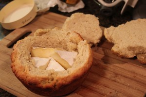 brie in bread bowl
