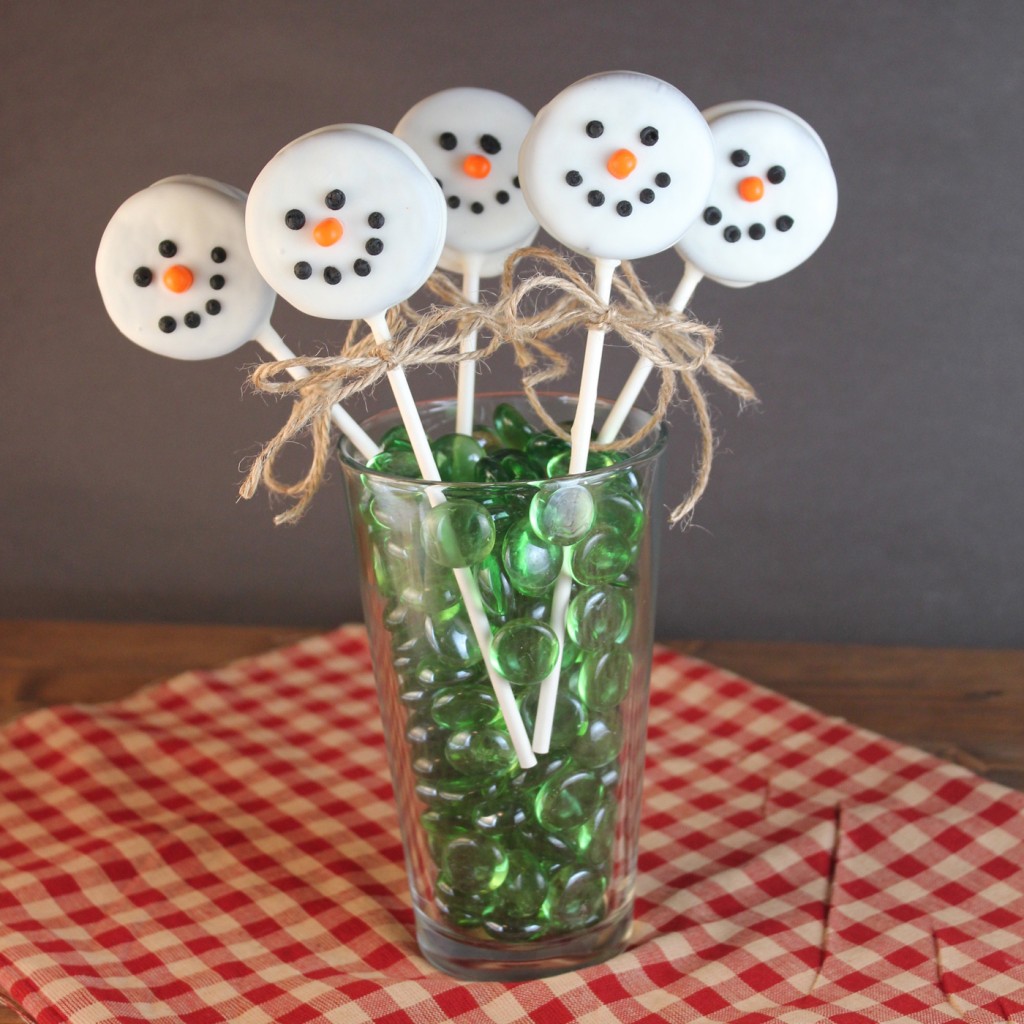 oreo snowmen diy christmas treats for kids