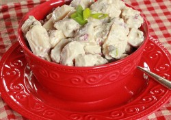 Blue Cheese Bacon Potato Salad | Mommysavers.com
